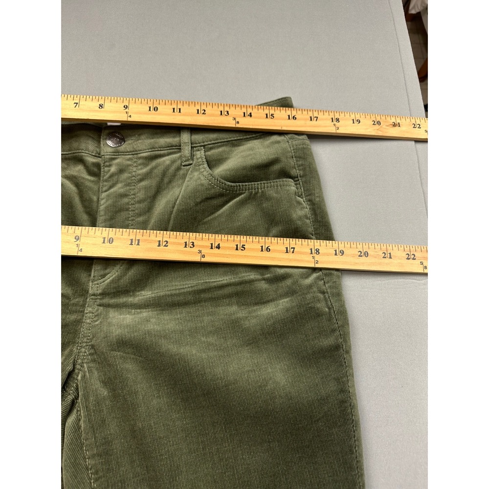 LOFT Curvy High Waist Skinny Corduroy Pants Olive Green Size 30 10 NEW - Picture 11 of 11